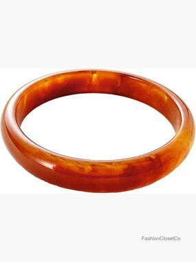 Acrylic Chunky Bangle Bracelet Irregular Punk Geometric Cuff Wide Wristband